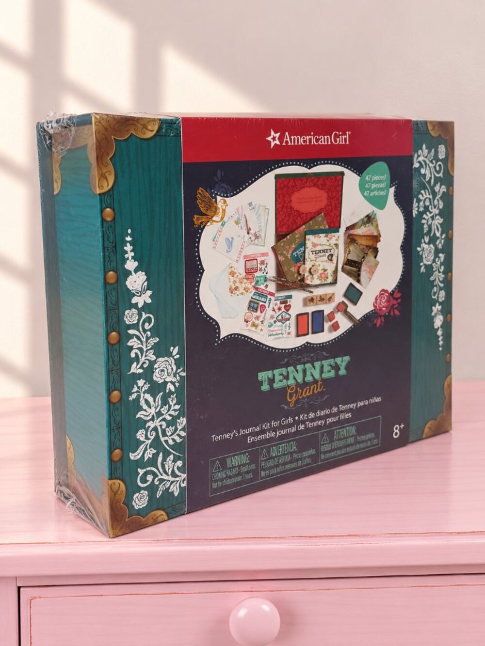 American Girl Tenney Grant Journal Kit 47pc Keepsake Box Journaling Supplies NEW